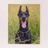Black and Tan Doberman Pinscher Legpuzzel (Verticaal)