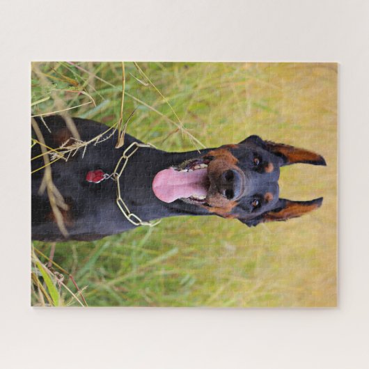 Black and Tan Doberman Pinscher Legpuzzel (Horizontaal)