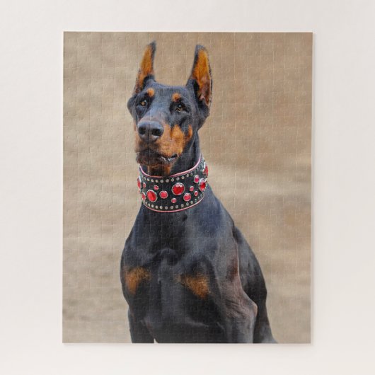 Black and Tan Doberman Pinscher Legpuzzel (Verticaal)