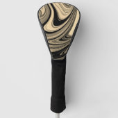 Black and Tan Floe Pattern Golfheadcover (Voorkant)