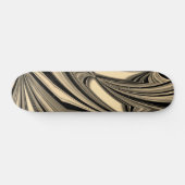 Black and Tan Floe Pattern Persoonlijk Skateboard (Horizontaal)
