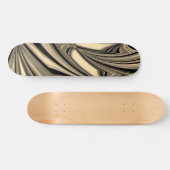 Black and Tan Floe Pattern Persoonlijk Skateboard (Horizontaal)