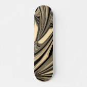 Black and Tan Floe Pattern Persoonlijk Skateboard (Voorkant)