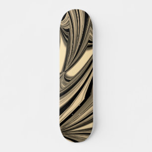 Black and Tan Floe Pattern Persoonlijk Skateboard