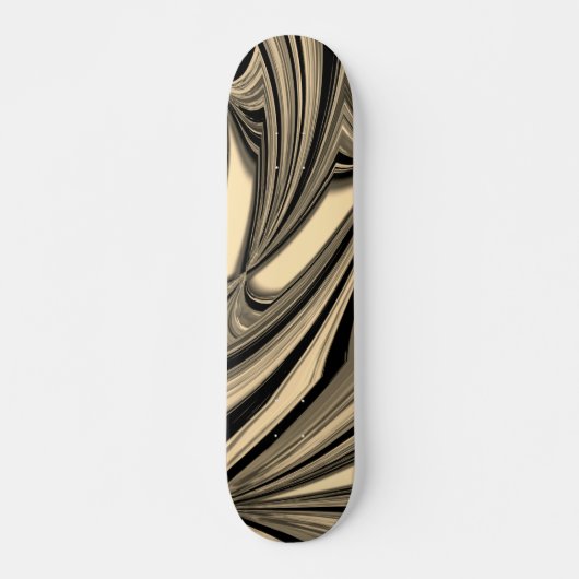 Black and Tan Floe Pattern Persoonlijk Skateboard (Voorkant)