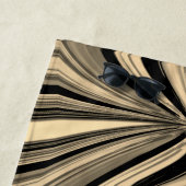 Black and Tan Floe Pattern Strandlaken (In situ)