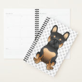 Black and Tan French Bulldog / Frenchie Dog & Paws Planner (Display)