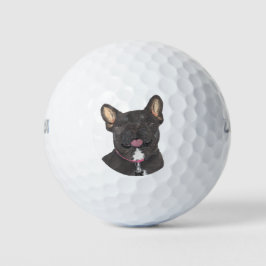Black and Tan Frenchie French Bulldog Golfballen