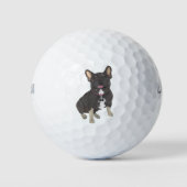 Black and Tan Frenchie French Bulldog Golfballen (Voorkant)