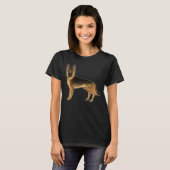 Black and Tan German Shepherd Cute Dog T-shirt (Voorkant volledig)