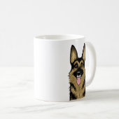 Black and Tan German Shepherd Dog Koffiemok (Voorkant rechts)