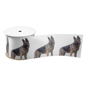 Black and Tan German Shepherd Dog Satijnen Lint