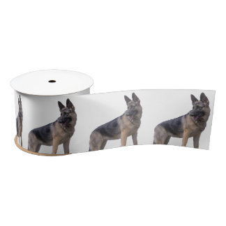 Black and Tan German Shepherd Dog Satijnen Lint