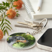 Black and Tan Miniture Dachshund 3 Sleutelhanger (Voorkant Rechts)