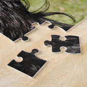 Black and Tan Playful Cocker Spaniel Puppy Dog Legpuzzel (Zijkant)