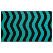 Black and Turquoise Hue Stripes Stof (Fat Quarter)