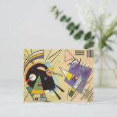 Black and Violet by Wassily Kandinsky Briefkaart (Staand voorkant)