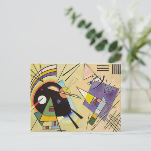 Black and Violet by Wassily Kandinsky Briefkaart (Staand voorkant)