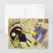 Black and Violet by Wassily Kandinsky Briefkaart (Voorkant / Achterkant)