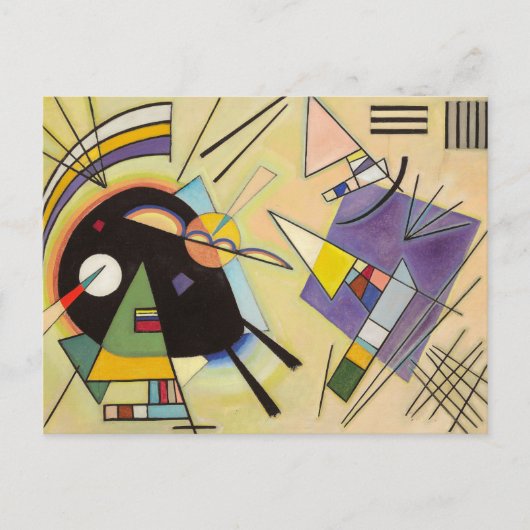Black and Violet by Wassily Kandinsky Briefkaart (Voorkant)