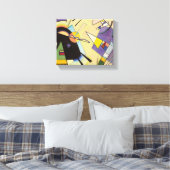 Black and Violet by Wassily Kandinsky Canvas Afdruk (Insitu (Slaapkamer))