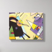 Black and Violet by Wassily Kandinsky Canvas Afdruk (Voorkant)