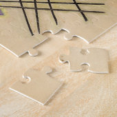 Black and Violet by Wassily Kandinsky Legpuzzel (Zijkant)