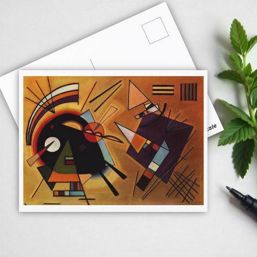 Black and Violet, Kandinsky, 1923 Briefkaart