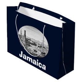 Black and White 1888 Old Port Royal Jamaica Large Cadeautasje