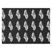 Black and White 1967 Buick Riviera Pop Art Tafelkleed (Voorkant (Horizontaal))