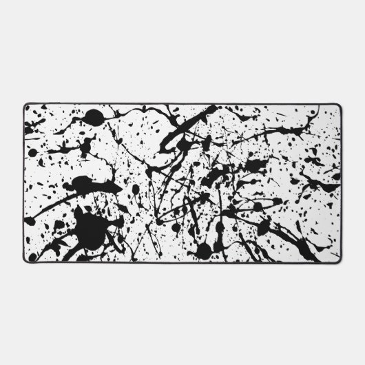 Black and White Abstract Bureaumat (Voorkant)