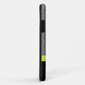 Black and White Abstract Gold iPhone 5 Hoesje (Achterkant/rechts)