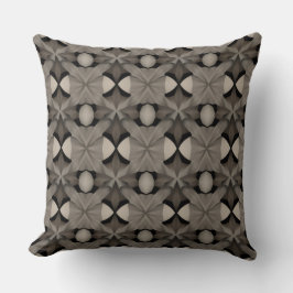 Black and White Abstract Throw Pillow Kussen