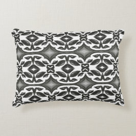 Black and White Accent Kussen