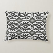 Black and White Accent Kussen (Achterkant)