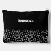 Black and White- Arches Glam Large Accessory Pouch Etui (Achterkant)