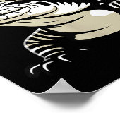 Black And White Argentine Tegu Christmas Ugly Xmas Poster (Hoek)