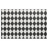 Black and White Argyle Pattern Harlequin Stof (Yard (91,4 cm))