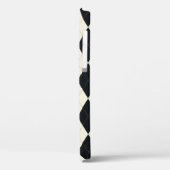 Black and White Argyle Universal iPhone 4-tas Case-Mate iPhone Case (Achterkant / Links)