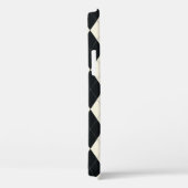 Black and White Argyle Universal iPhone 4-tas Case-Mate iPhone Case (Achterkant / Rechts)