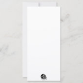 Black and White Art Deco Gatsby Program (Achterkant)