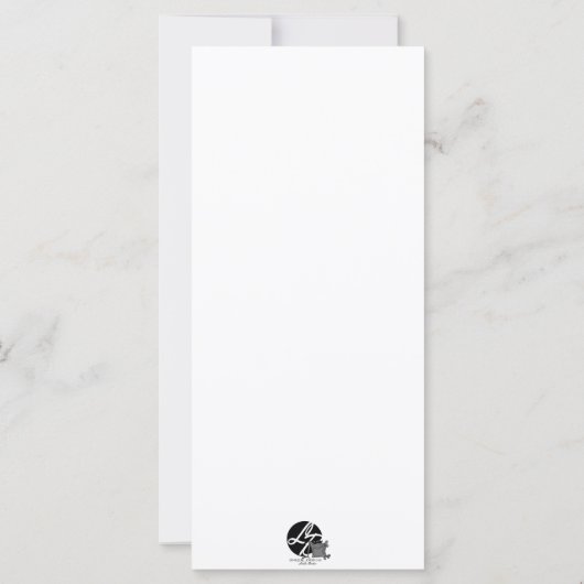 Black and White Art Deco Gatsby Program (Achterkant)