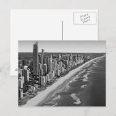 Black and White Australia Gold Coast Briefkaart (Voorkant / Achterkant)