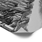 Black and White Australia Gold Coast Poster (Hoek)