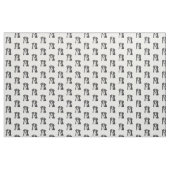 Black and White Bernese Mountain Dog Stof (Yard (91,4 cm))