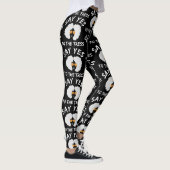 Black and White Big Afro Zeg ja Leggings (Rechts)