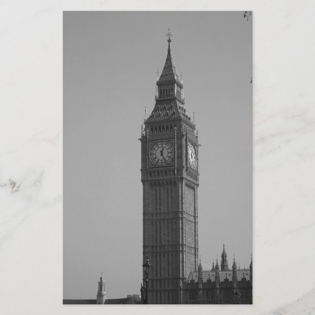 Black and White Big Ben (Voorkant)