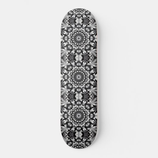 Black and White Bliss Persoonlijk Skateboard (Voorkant)