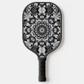 Black and White Bliss Pickleball Paddle (Voorkant)