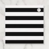 Black and White Boo Happy Halloween Bedankjes Labels (Achterkant)